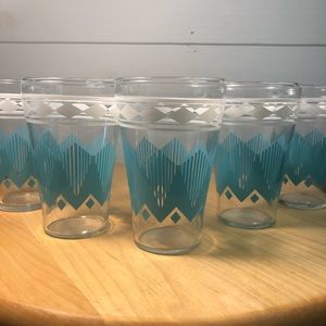 Swanky Swig Juice Glasses 8oz Diamonds Set Of 5